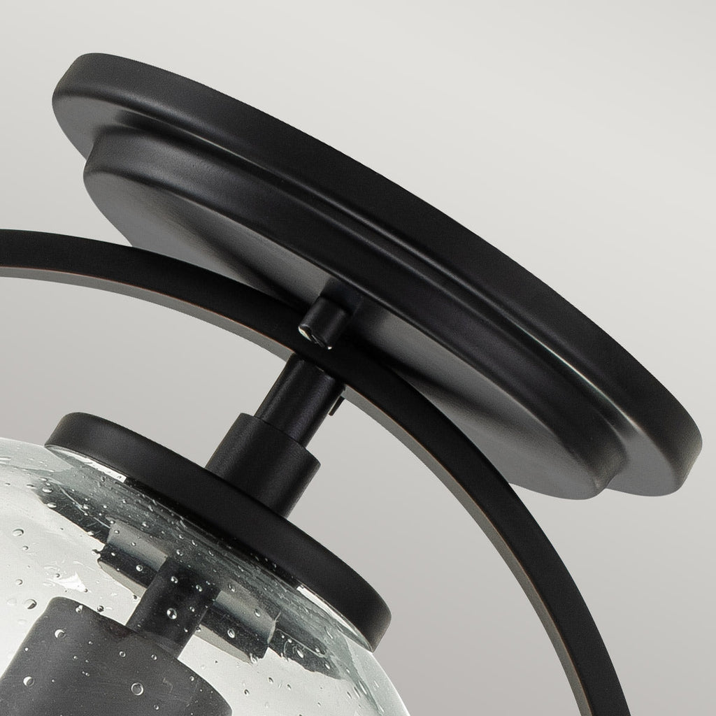 Somerset 1 Light Flush - Black