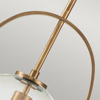 Somerset 1 Light Medium Pendant - Brass