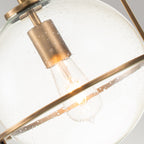 Somerset 1 Light Medium Pendant - Brass