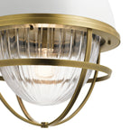 Tollis 1 Light Pendant - Brass
