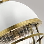 Tollis 1 Light Pendant - Brass