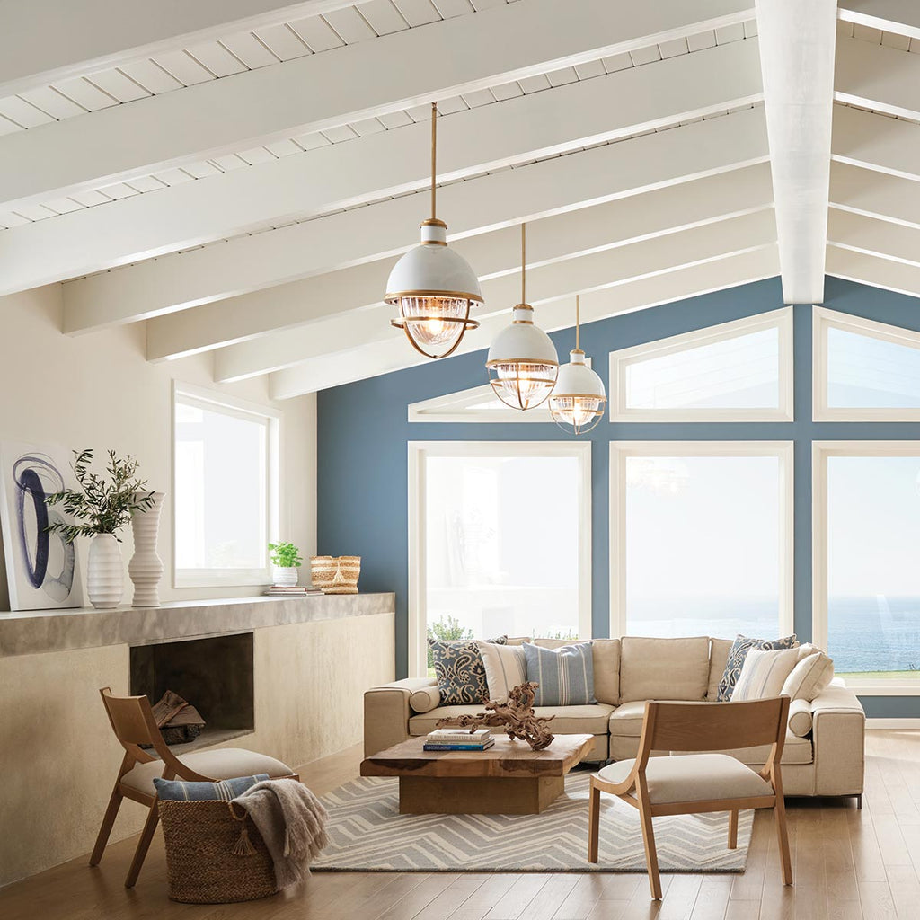 Tollis 1 Light Pendant - Brass