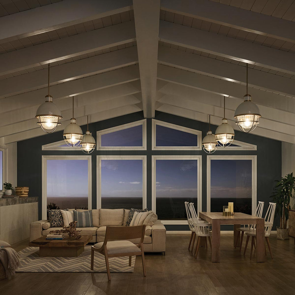 Tollis 1 Light Pendant - Brass