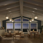 Tollis 1 Light Pendant - Brass