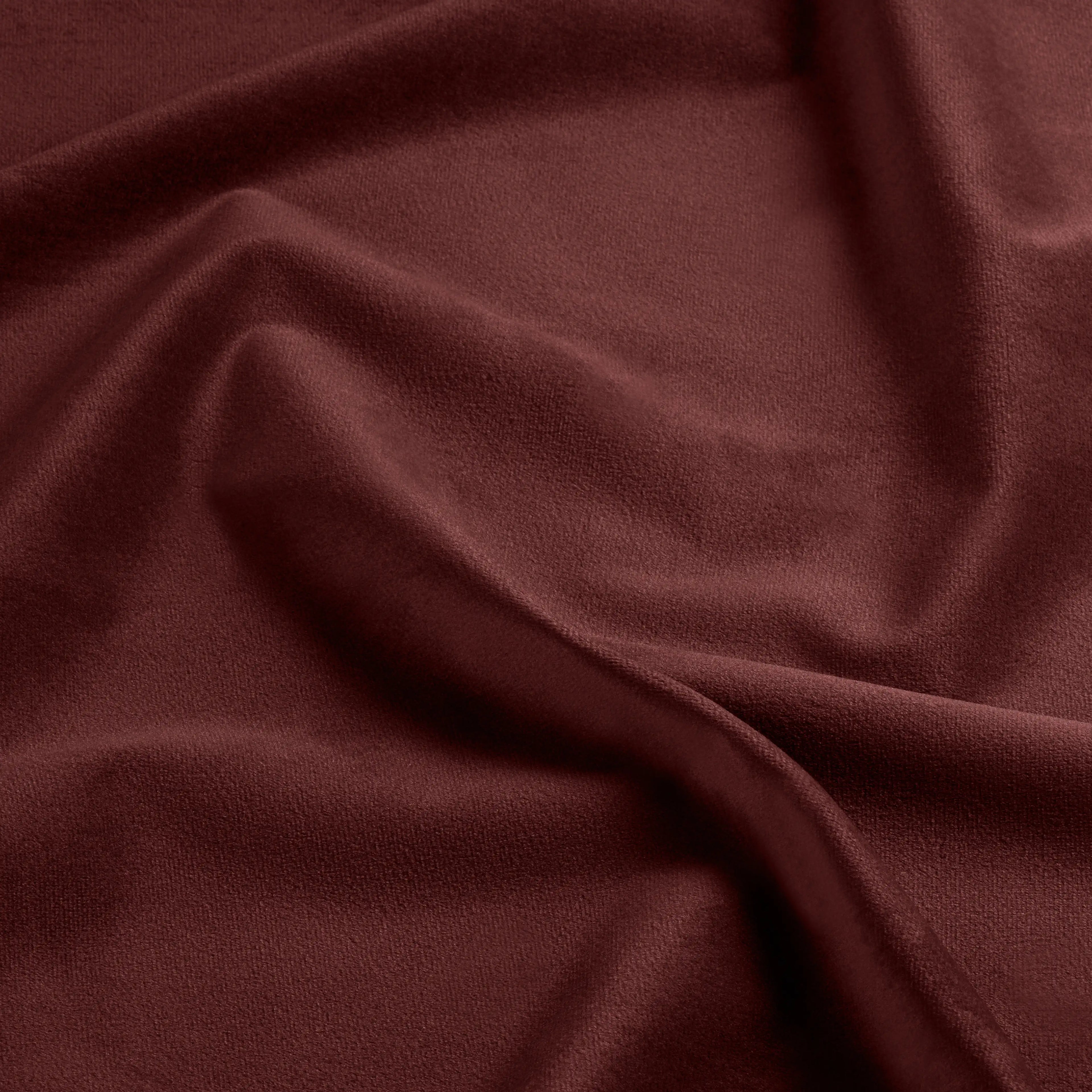 Juliana Carver Dining Chair | Rust Red Sustainable Velvet & Brass