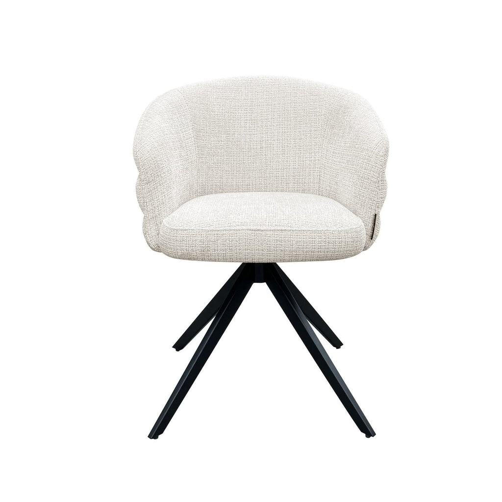 Serenity Swivel Chair - Beige Chenille