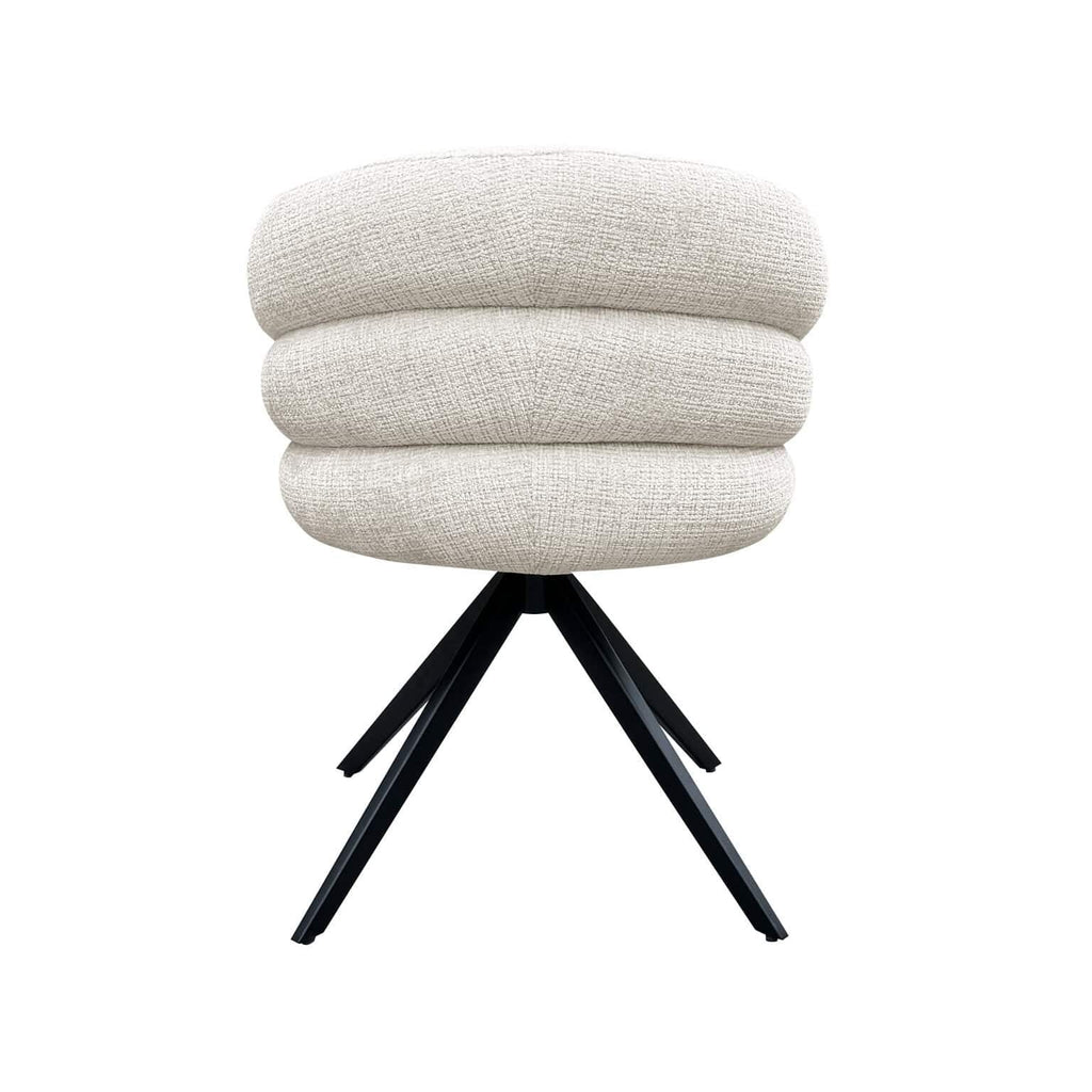 Serenity Swivel Chair - Beige Chenille